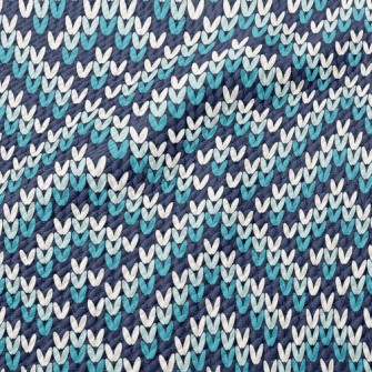 Diamond Wool Knit Birdseye Piqué