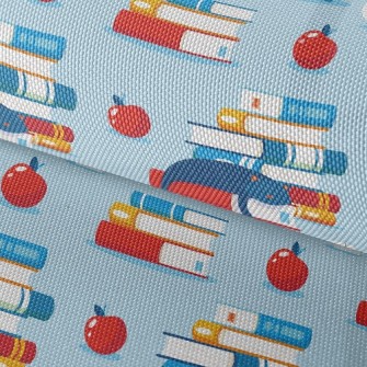 Cat Dozing On Book Waterproof Oxford