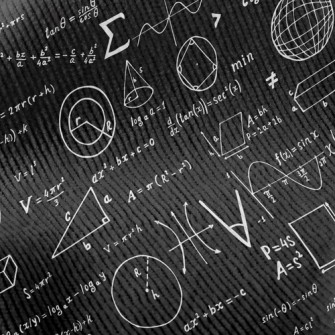 Mathematical Formula Standard Corduroy