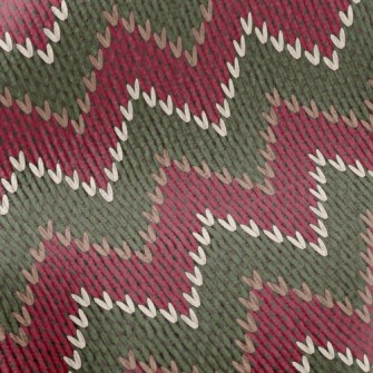 Wavy Tricolor Knit Standard Corduroy