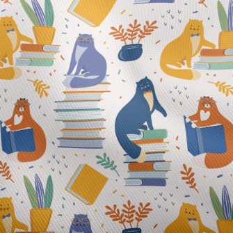 Smart Cat Reading A Book Dobby