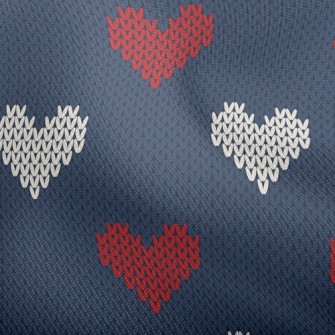 Valentine's Day Heart Knit Dobby