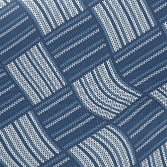 Checkered Ethnic Knit Twill