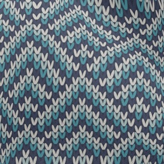 Diamond Wool Knit Chiffon