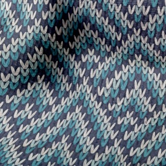 Diamond Wool Knit Terry