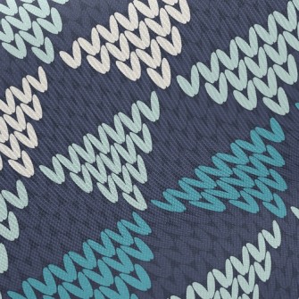 Inverted Triangle Knit Twill