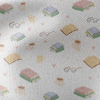 Afternoon Tea Reading Time Waterproof Canvas