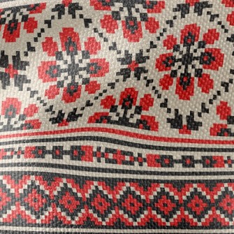 Ethnic Style Knitting Waterproof Canvas