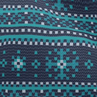 Knitted Snowflakes Chiffon