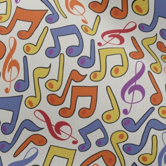 Colorful Pen Graffiti Notes Chiffon