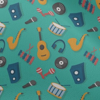 Microphones And Musical Instru Chiffon