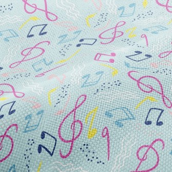 Wavy Flowing Notes Performance Linen