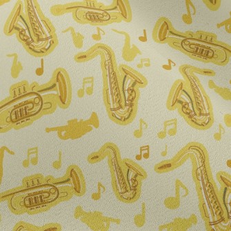 Trumpet Saxophone Chiffon