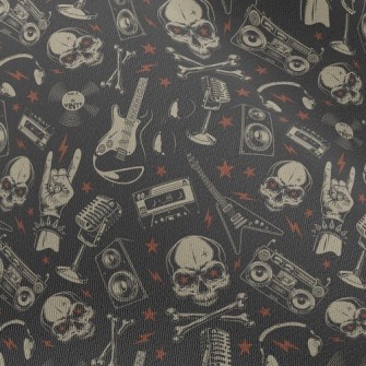 Rock Star Skull Chiffon