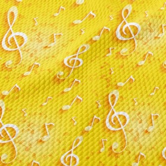 Big Note Sheet Music Birdseye Piqué