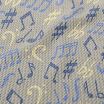 Note Symbol Birdseye Piqué
