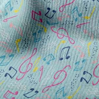 Wavy Flowing Notes Terry