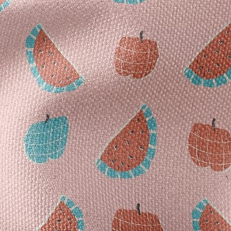 Play With Plaid Watermelon Waterproof Canvas