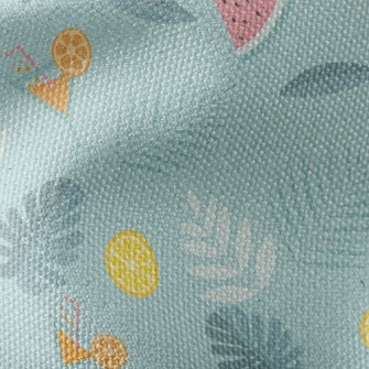 Tropical Fruit Cocktail Waterproof Canvas