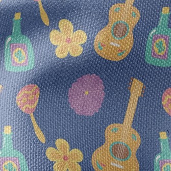 Mexican Guitar Waterproof Canvas
