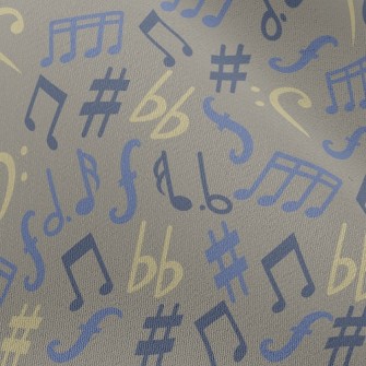 Note Symbol Chiffon