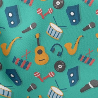 Microphones And Musical Instru Stretch Ponte