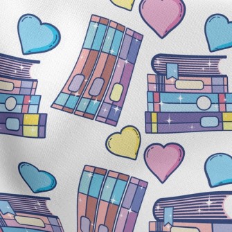 Three Color Love Book Stretch Ponte