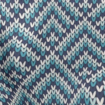 Diamond Wool Knit Stretch Ponte