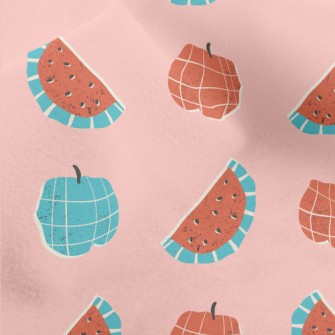Play With Plaid Watermelon Micro Fleece