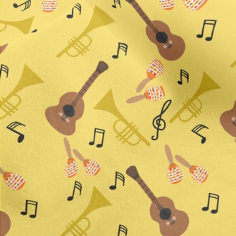 Guitar Tambourine Horn Micro Fleece