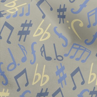 Note Symbol Micro Fleece