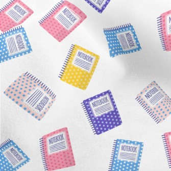 Color Dot Notebook Micro Fleece