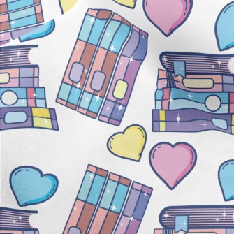 Three Color Love Book Micro Fleece