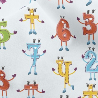 Funny Number Symbols Micro Fleece