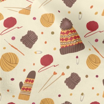 Handmade Fur Hat Gloves Micro Fleece