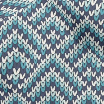 Diamond Wool Knit Micro Fleece