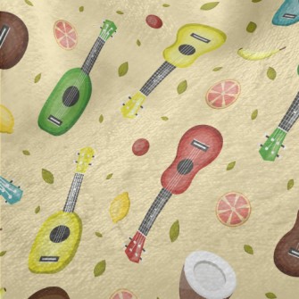 Coconut And Ukulele Minky