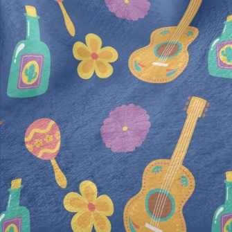 Mexican Guitar Minky