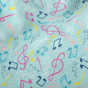 Wavy Flowing Notes Minky