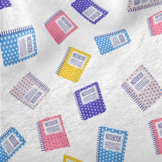 Color Dot Notebook Minky