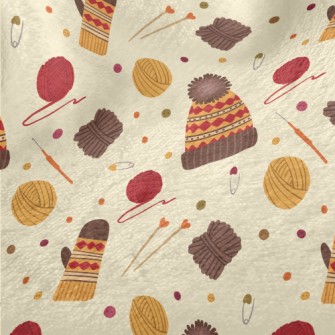 Handmade Fur Hat Gloves Minky