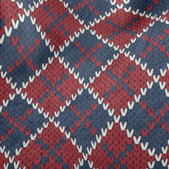 Plaid Love Knitted Minky