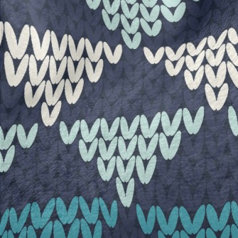 Inverted Triangle Knit Minky