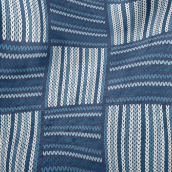 Checkered Ethnic Knit Minky