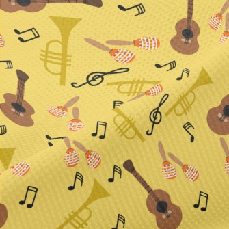 Guitar Tambourine Horn Piqué