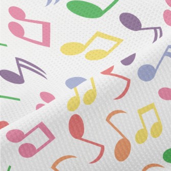 Colorful Notes Piqué