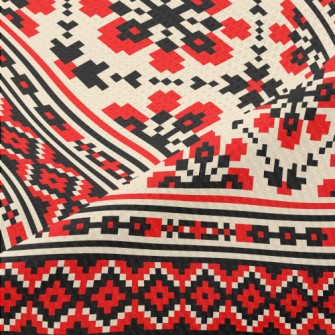 Ethnic Style Knitting Piqué
