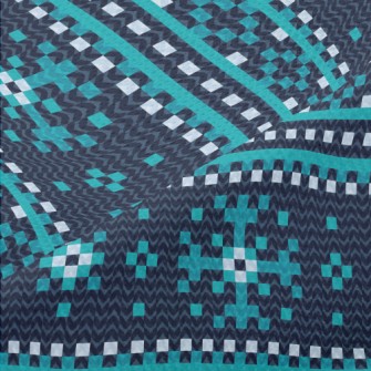 Knitted Snowflakes Piqué