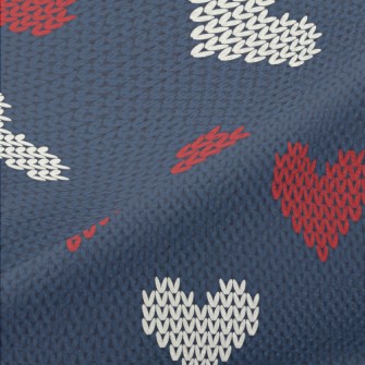 Valentine's Day Heart Knit Piqué
