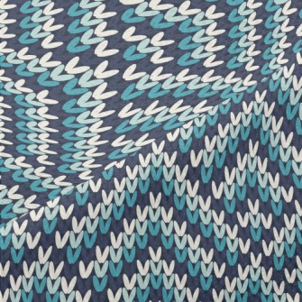 Diamond Wool Knit Piqué